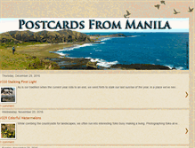 Tablet Screenshot of postcardsfrommanila.com